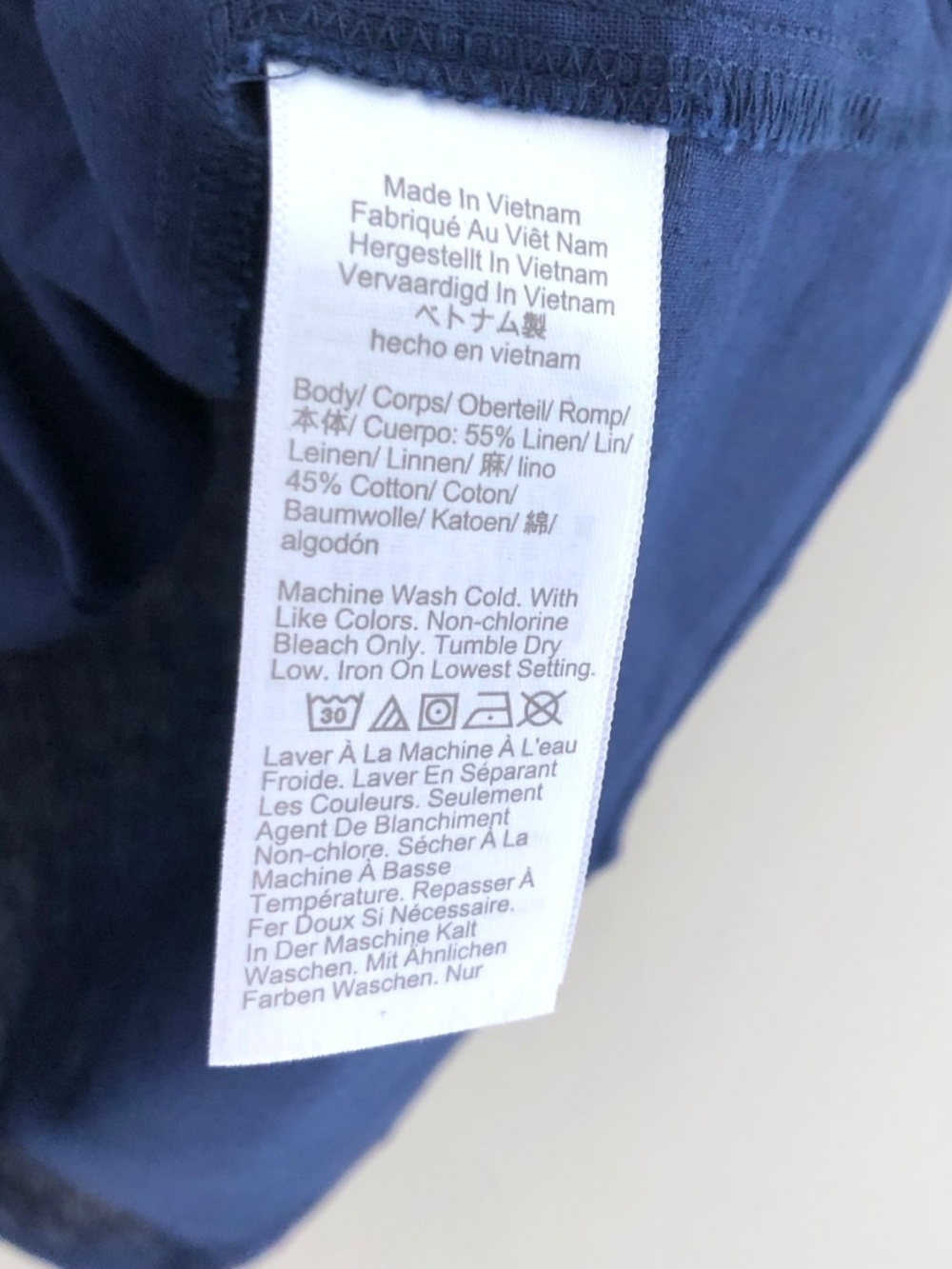 SOLD☀️NWT J.Crew Factory Linen-blend Button-front Shell - Picture 4 of 4